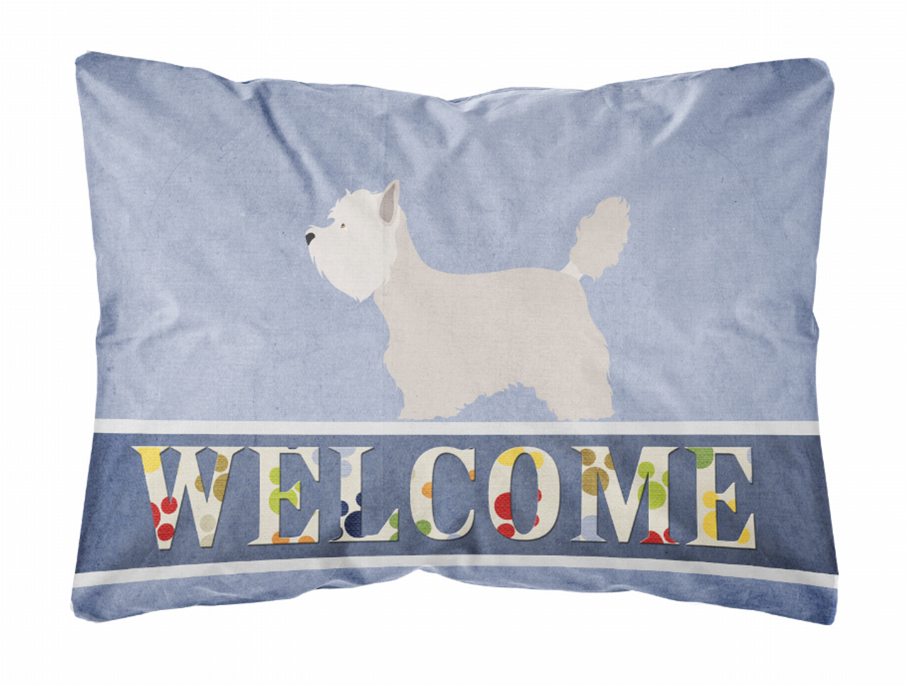 Welcome Dog Art Canvas Fabric Decorative Pillow Style 2 - S000213B001695P096877V000