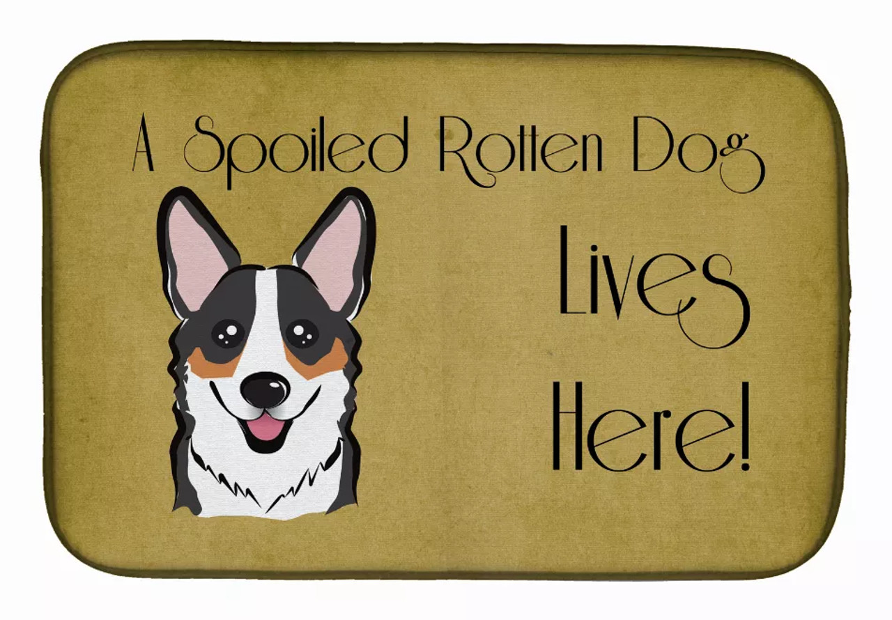 Spoiled Dog Lives Here Dish Drying Mat - S000213B001695P115595V009