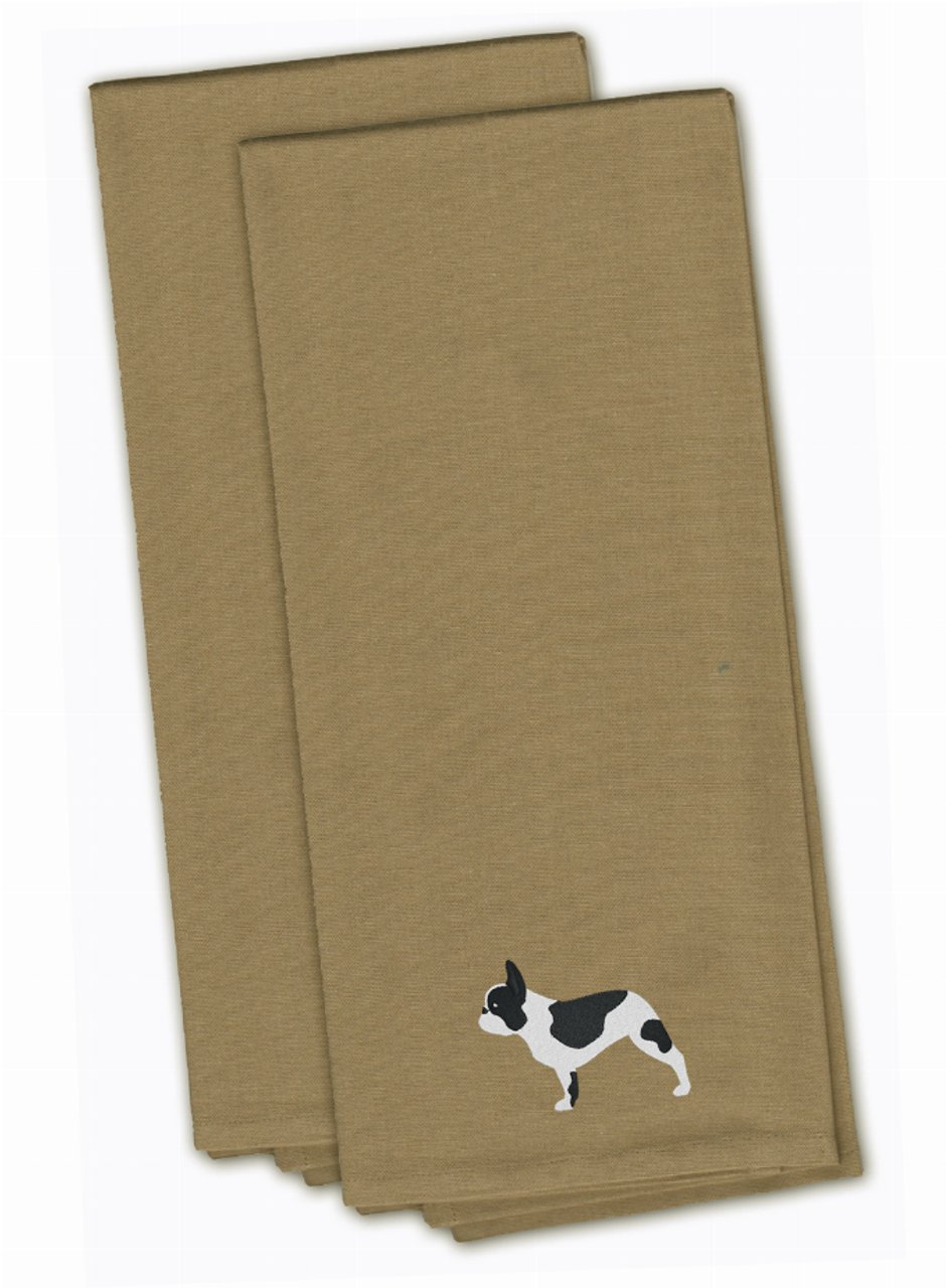 Dog Design Embroidered Kitchen Towel Set of 2 - BB3441TNTWE
