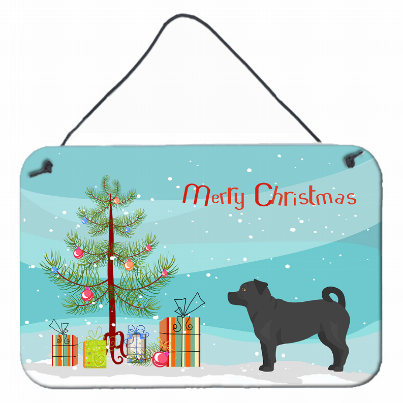 Christmas Tree Design with Dog Wall or Door Hanging Prints - S000213B001695P000818V000
