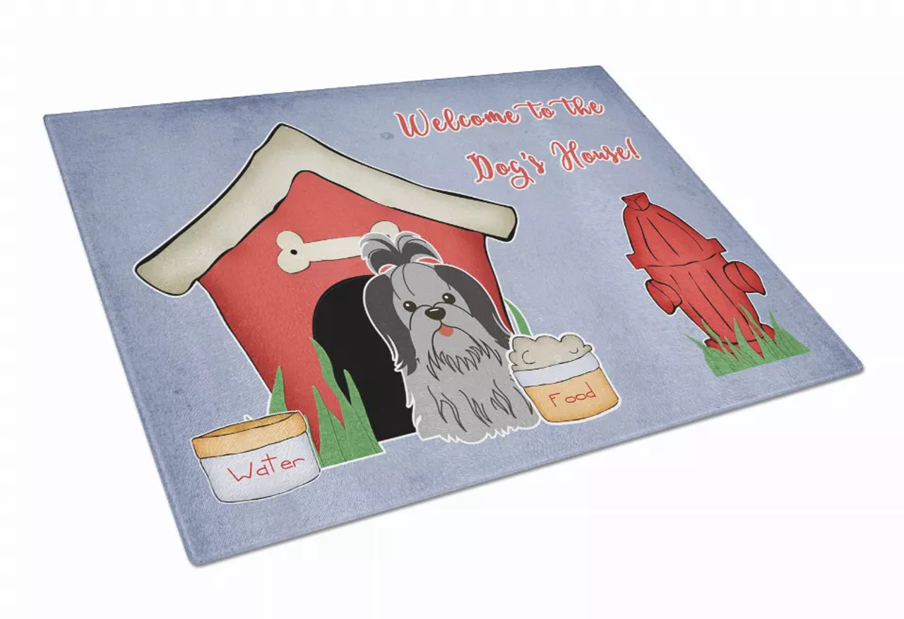 Dog House Collection Glass Cutting Board Large - S000213B001695P070092V017