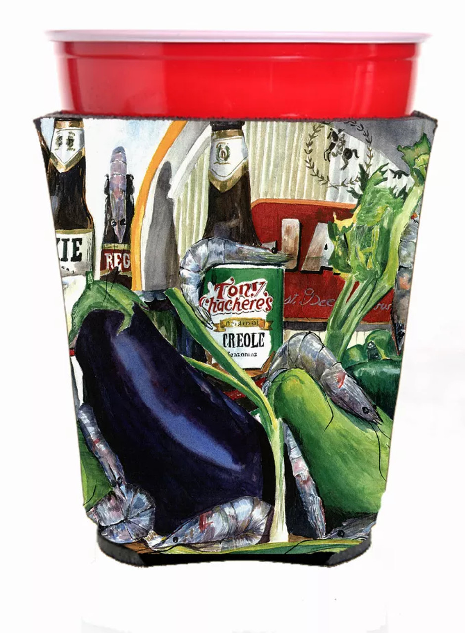Eggplant and New Orleans Beers  Red Solo Cup Hugger