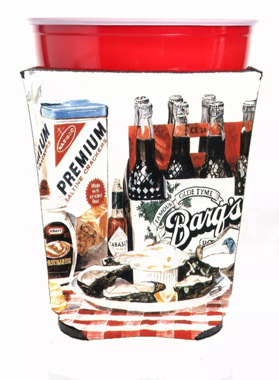 Barq's oysters Red Solo Cup Hugger