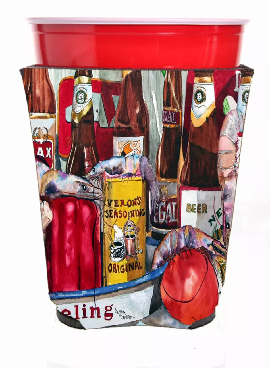 Veron's and New Orleans Beers Red Solo Cup Hugger