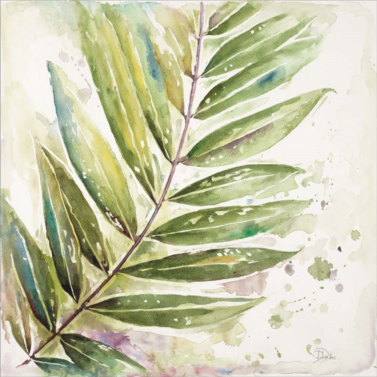 Jungle Inspiration Watercolor I by Patricia Pinto, Framed Wall Art