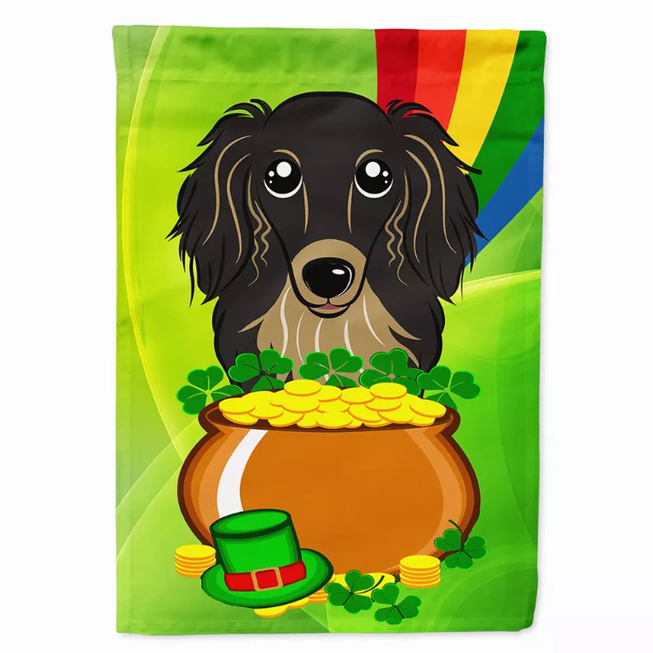 St. Patrick's Day/Dog Breed Flag Canvas - BB1957CHF