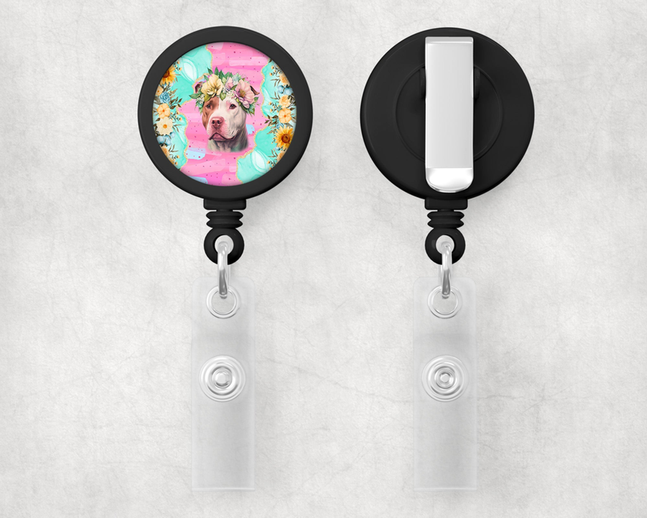 PitBull 1" Retractable Badge Reel