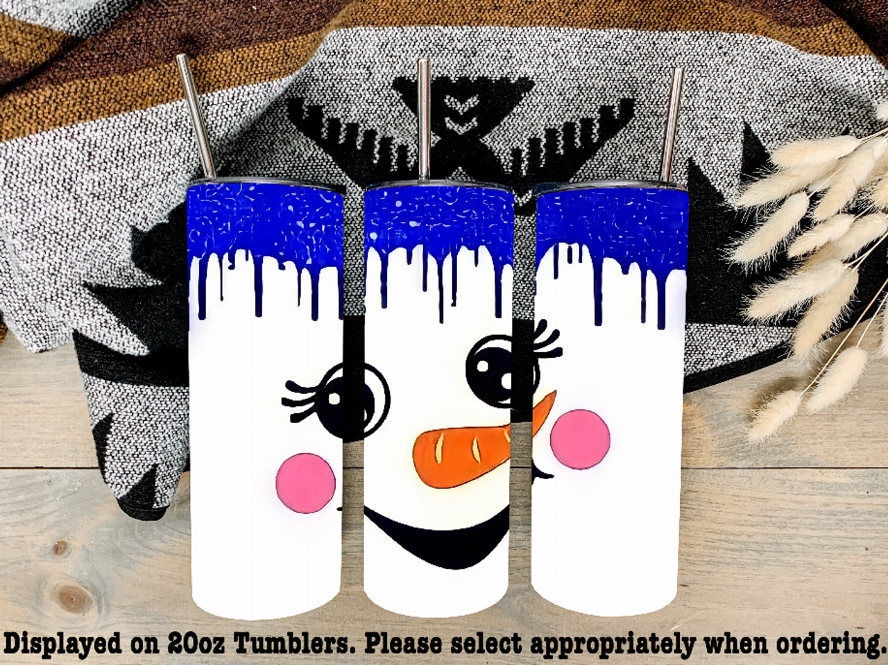 Snowman Steel Tumbler - 1371-12Kids