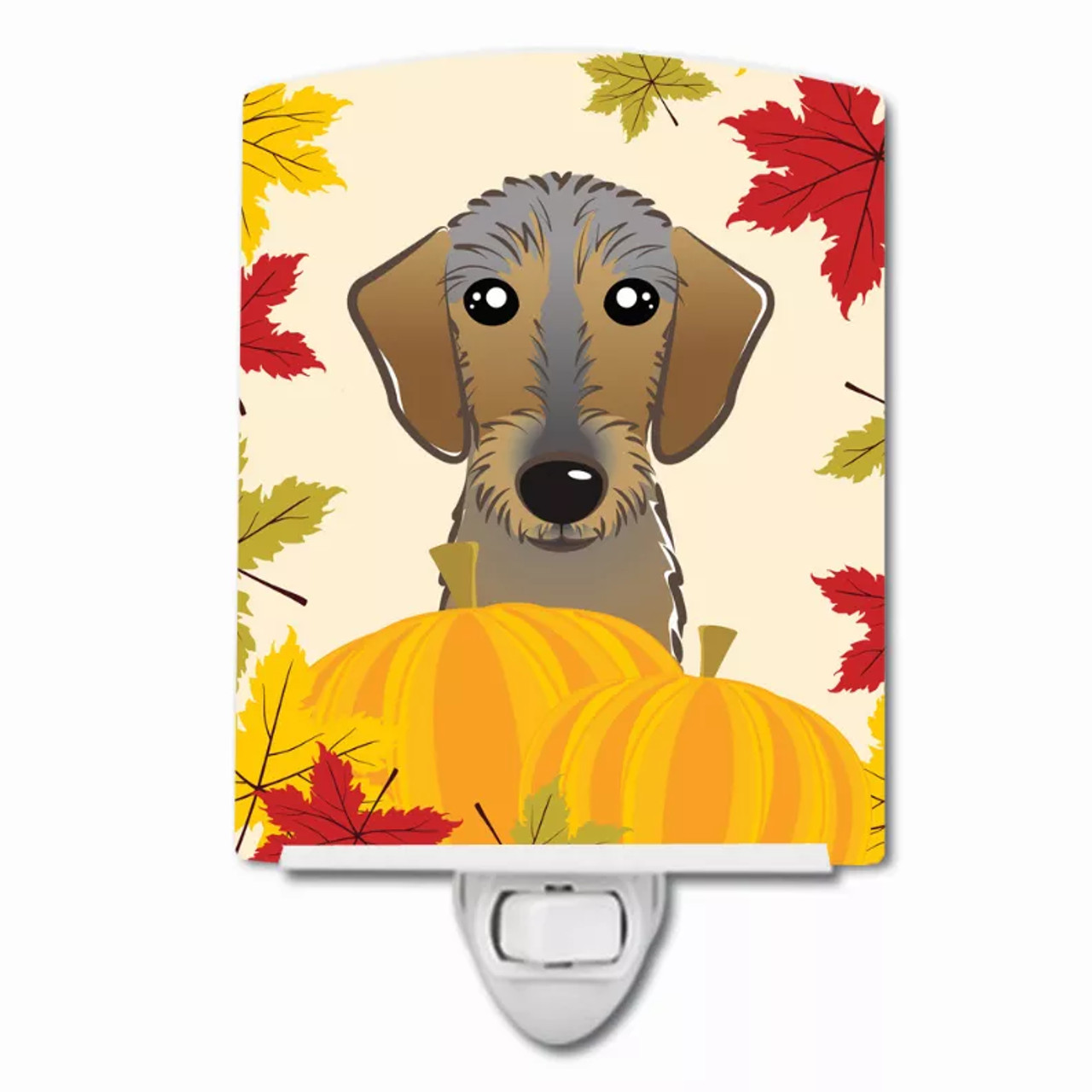 Thanksgiving Design with Dog Ceramic Night Light - S000213B001695P099370V000