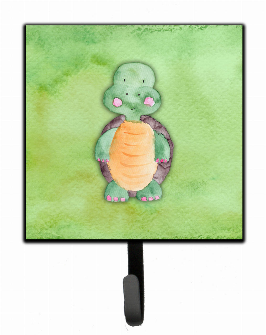 Turtle Watercolor Cartoon Art Themed Watercolor Leash or Key Holder