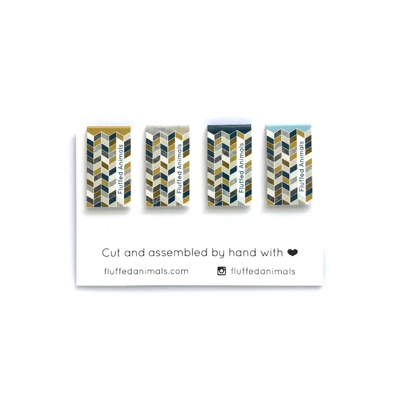 Cute Animal Magnetic Bookmark Set of 4 - BK4-WOODLAND