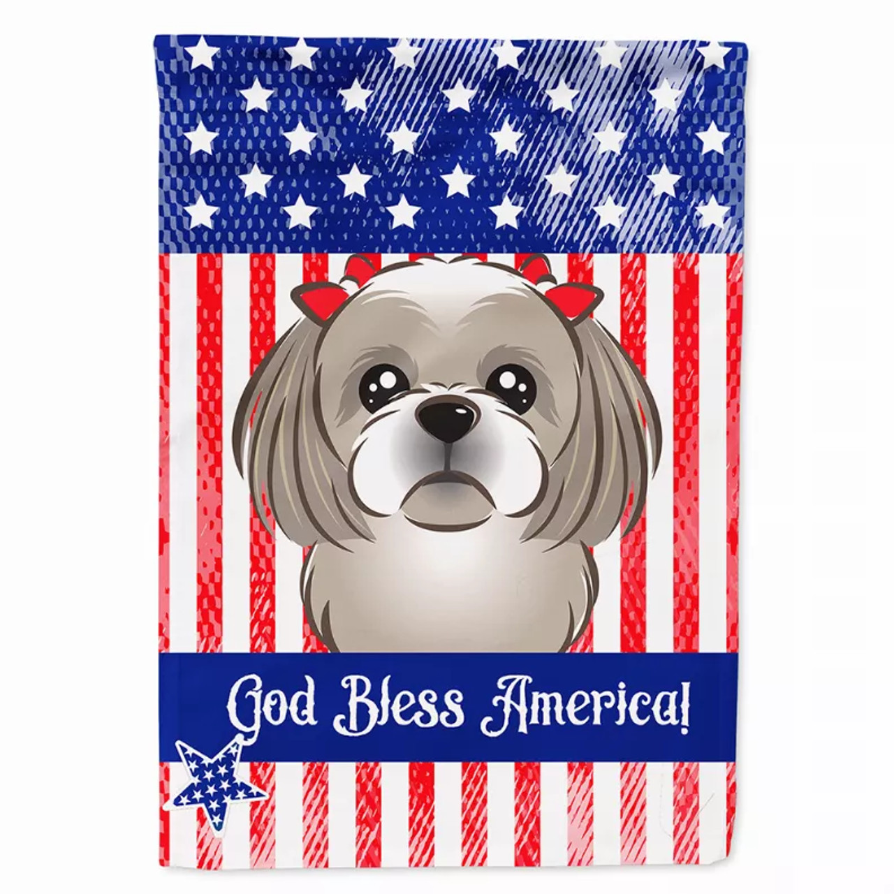 American Flag /Dog Breed Themed Flag - BB2180CHF