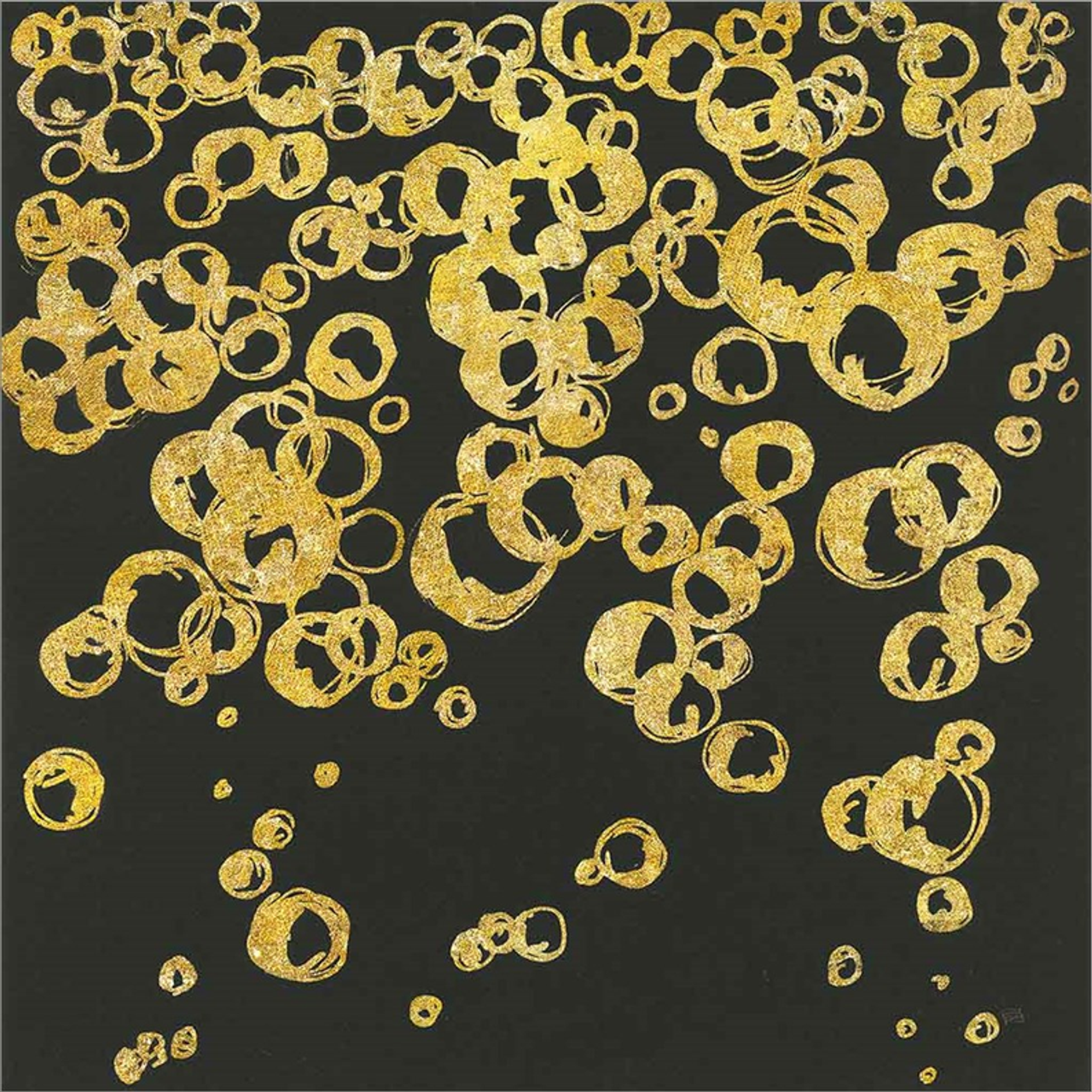 Gold Bubbles II by Chris Paschke, Canvas Art - C1075226-0240000-AAAACMA
