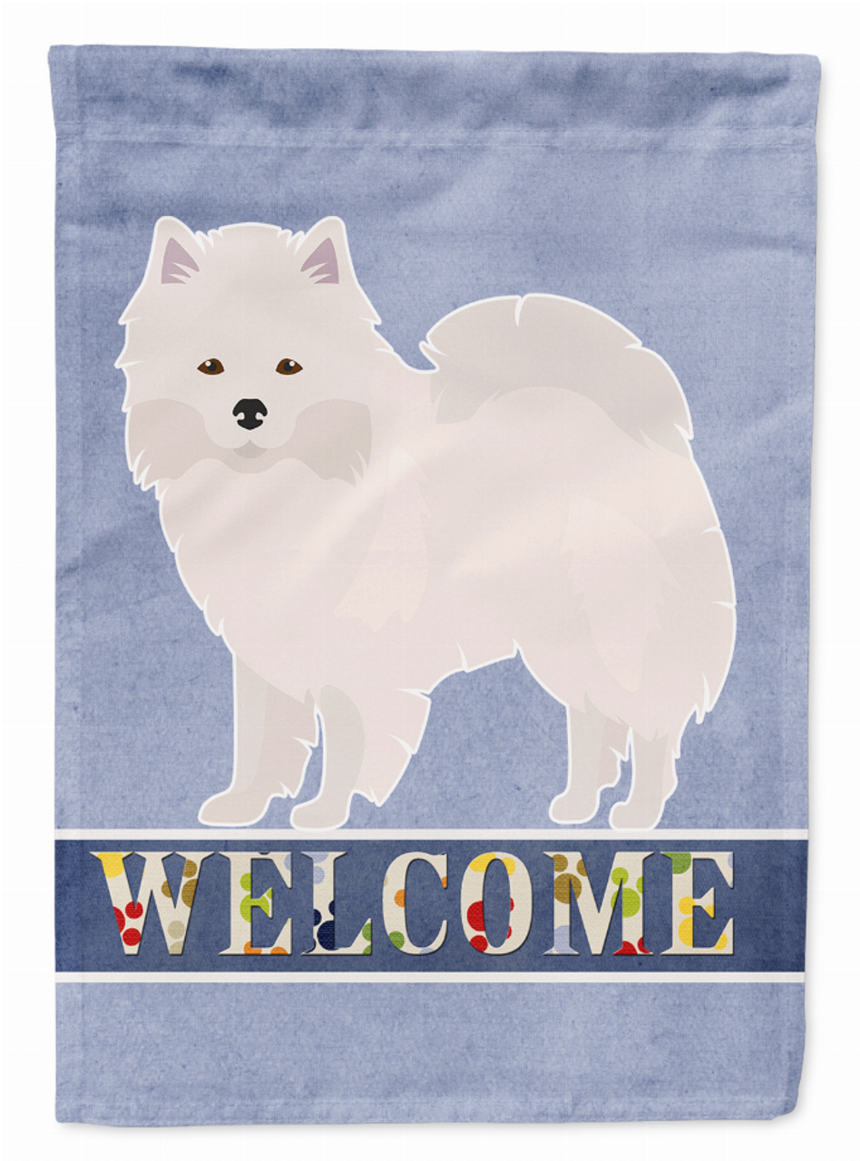 American Eskimo Welcome Flag Canvas House Size