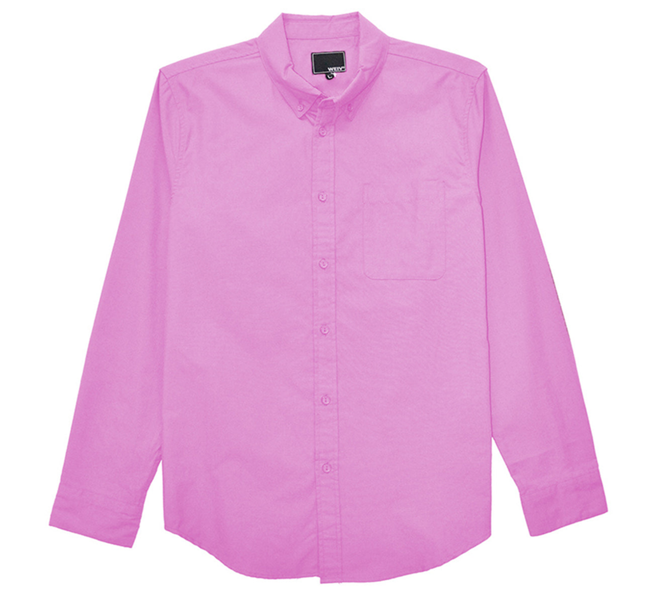 Classic Long Sleeve Shirt - M3515-FUCHSIA-L
