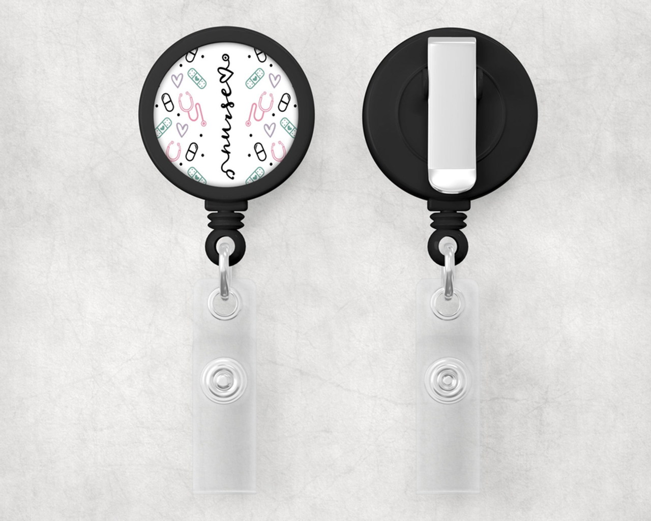 Nurse 1" Retractable Badge Reel