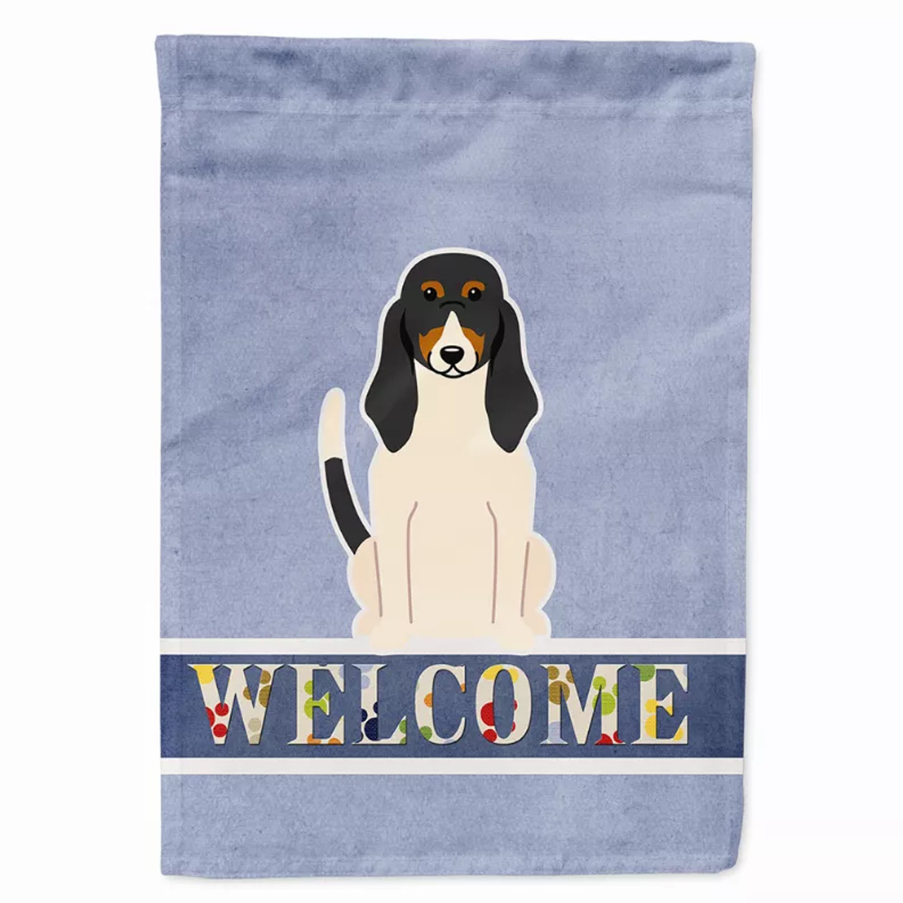 Welcome/Dog Breed Flag Canvas - BB5625CHF