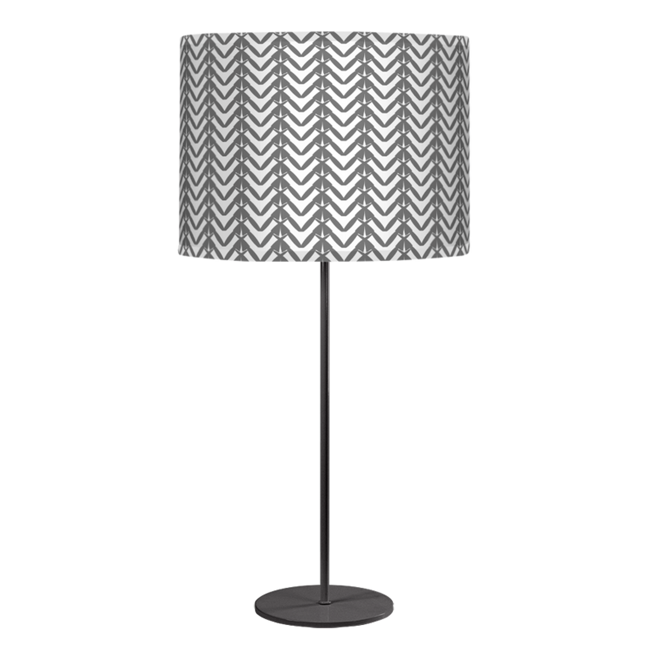 Portland Table Lamp - SBC-PORTLAND-BRONZE-HRNGBONEVRT_GRAY