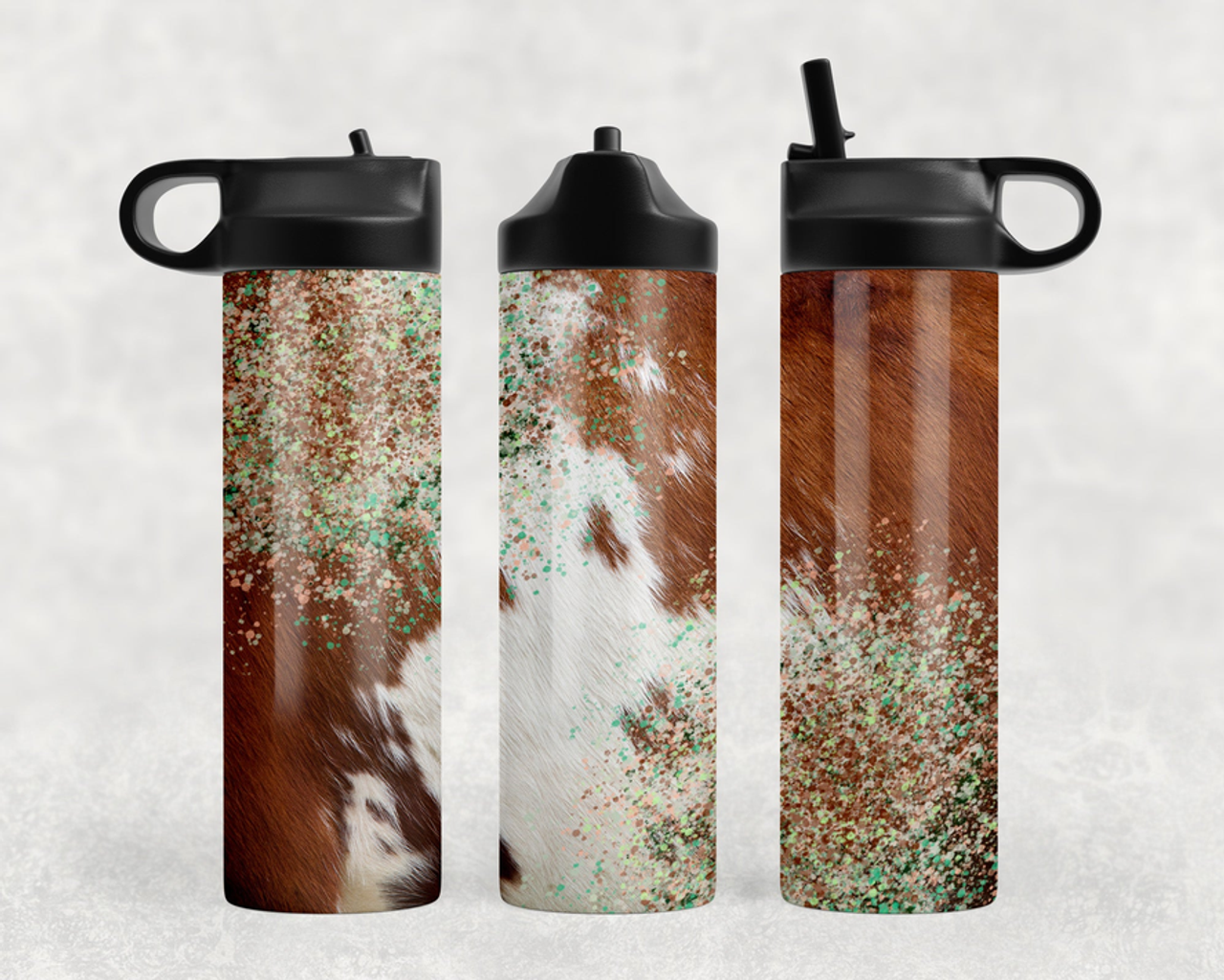 faux cowhide faux glitter Keychain faux cowhide faux glitter Keychain