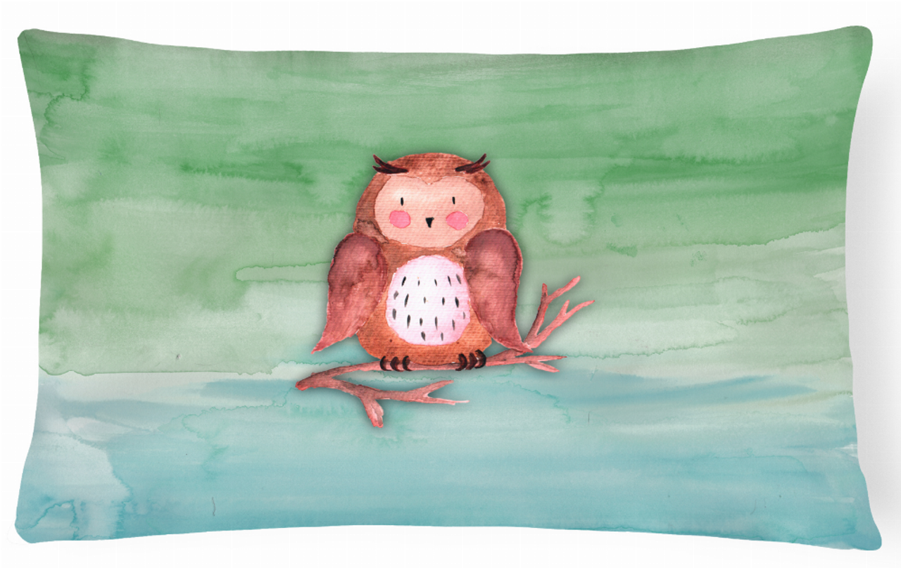 Watercolor Animal Art Canvas Fabric Decorative Pillow - BB7443PW1216