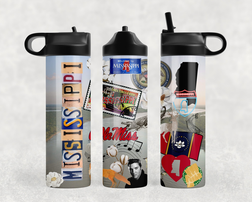 Mississippi - Sport Water Bottle