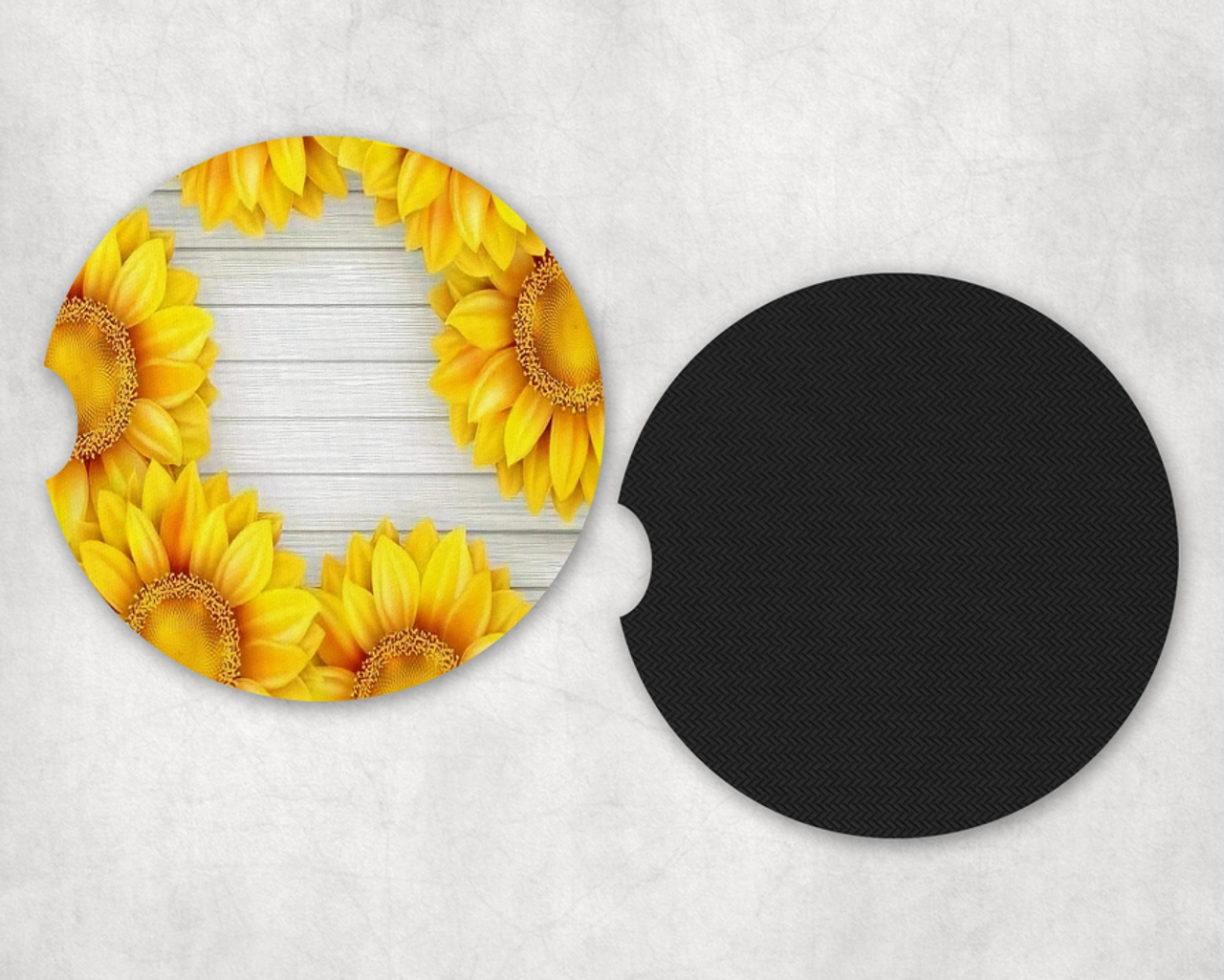 Sunflowers|Car Coaster Set
