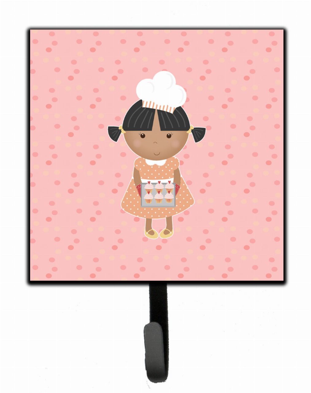 Baker African American on Pink Bake/Baker Design Leash or Key Holder