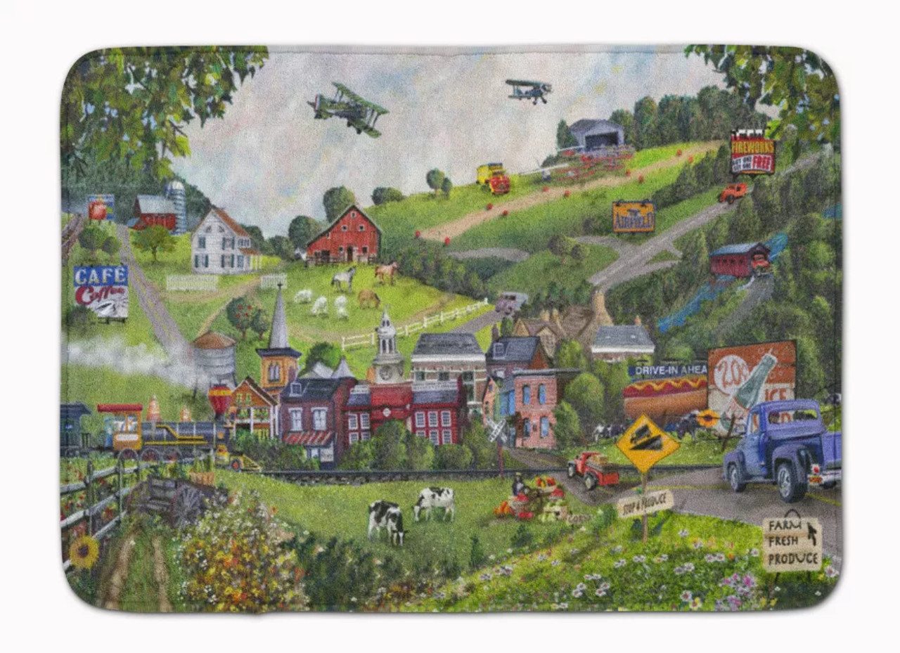 Summer in Small Town USA Mat - PTW2012RUG