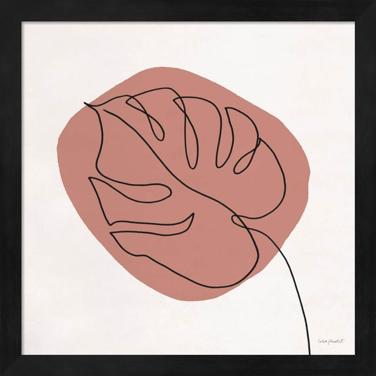 Just Leaves 03 by Lisa Audit, Framed Art