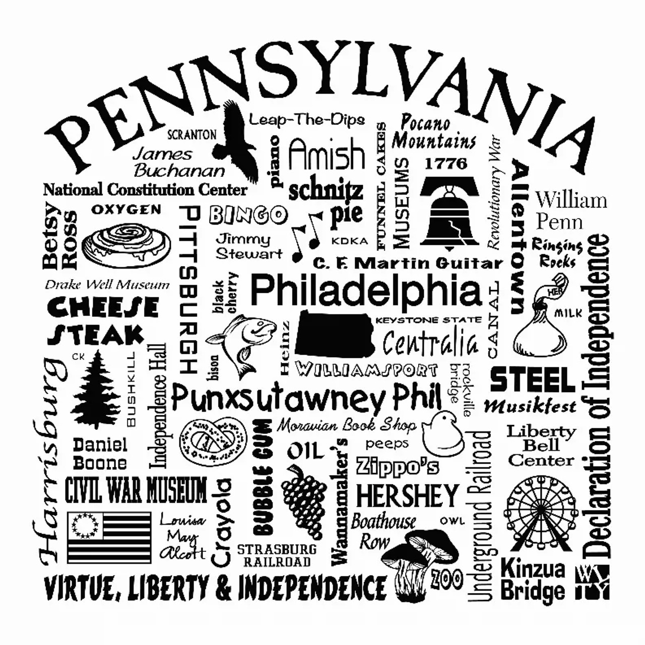 US State Destination Unisex T-shirt - Where Life Takes You (O-T) - S001839B002277P000017V816