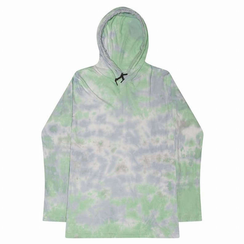 Tie Dye Long Sleeve Hoodie - 1790005547-2