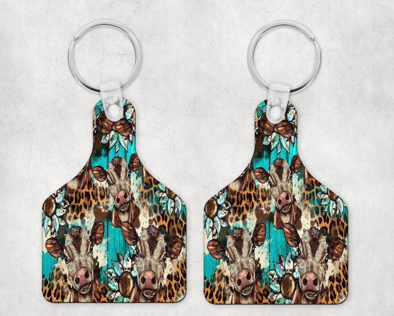 Western Calves|Eartag Keychain