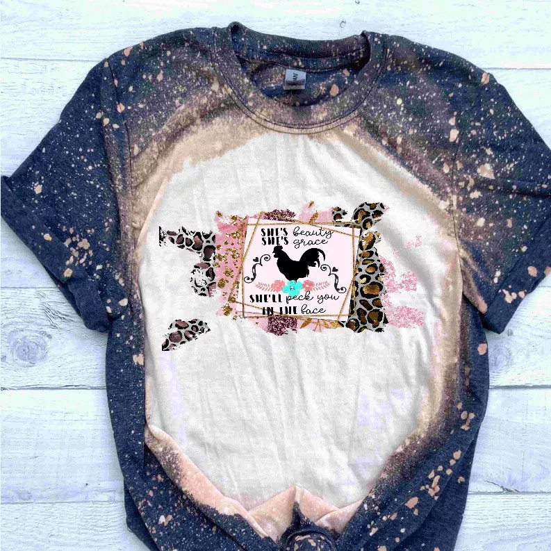 She's Beauty She Is Grace She'll Peck You In The Face T-Shirt - 177300022593