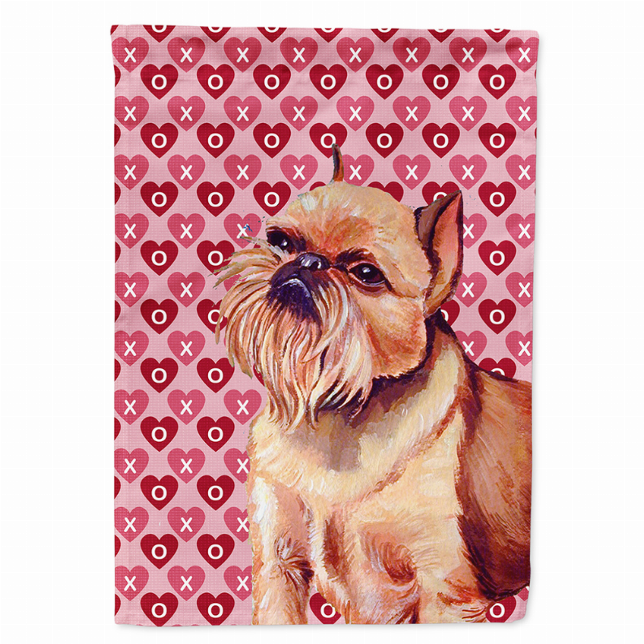 Hearts Love and Valentine's Day Dog Portrait Flag Garden Size - LH9134GF