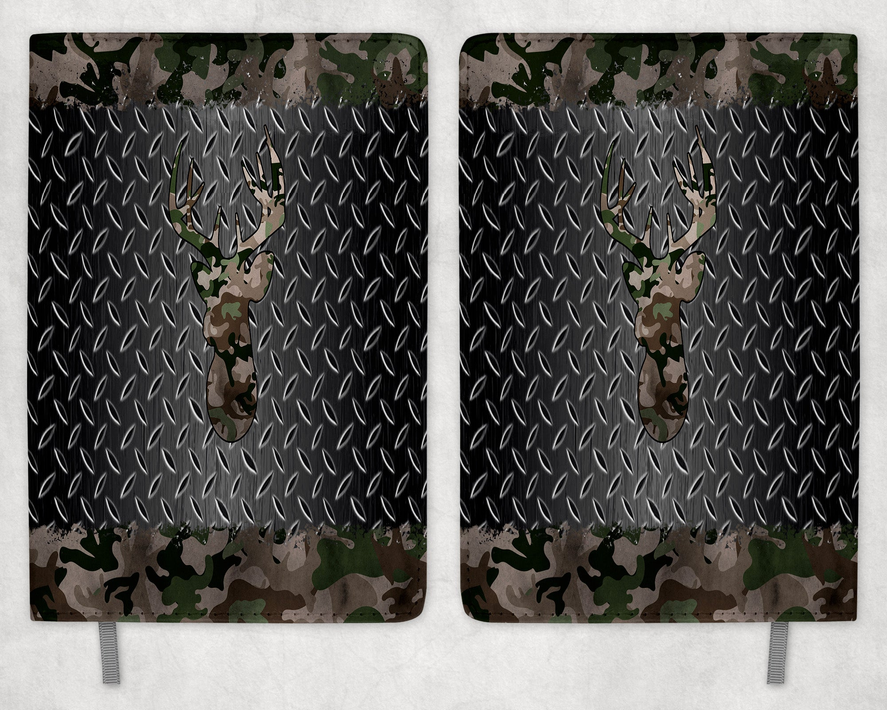 Camo Deer Printed 8 Inch  A-5 Journal