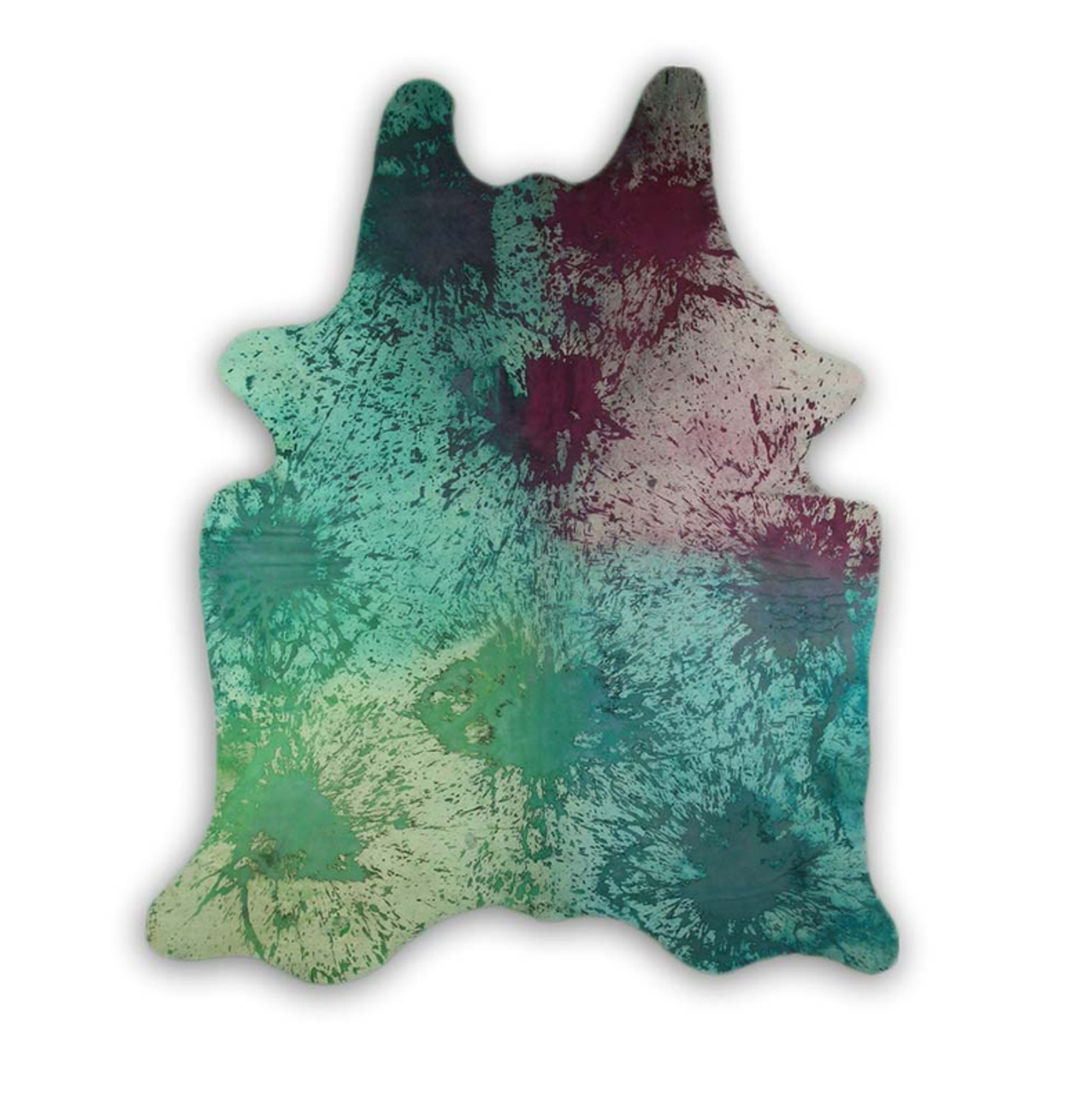 ACID WASHED HAIR ON COWHIDE DISTRESSED COLORFUL - CPDDICOL3A-00126171