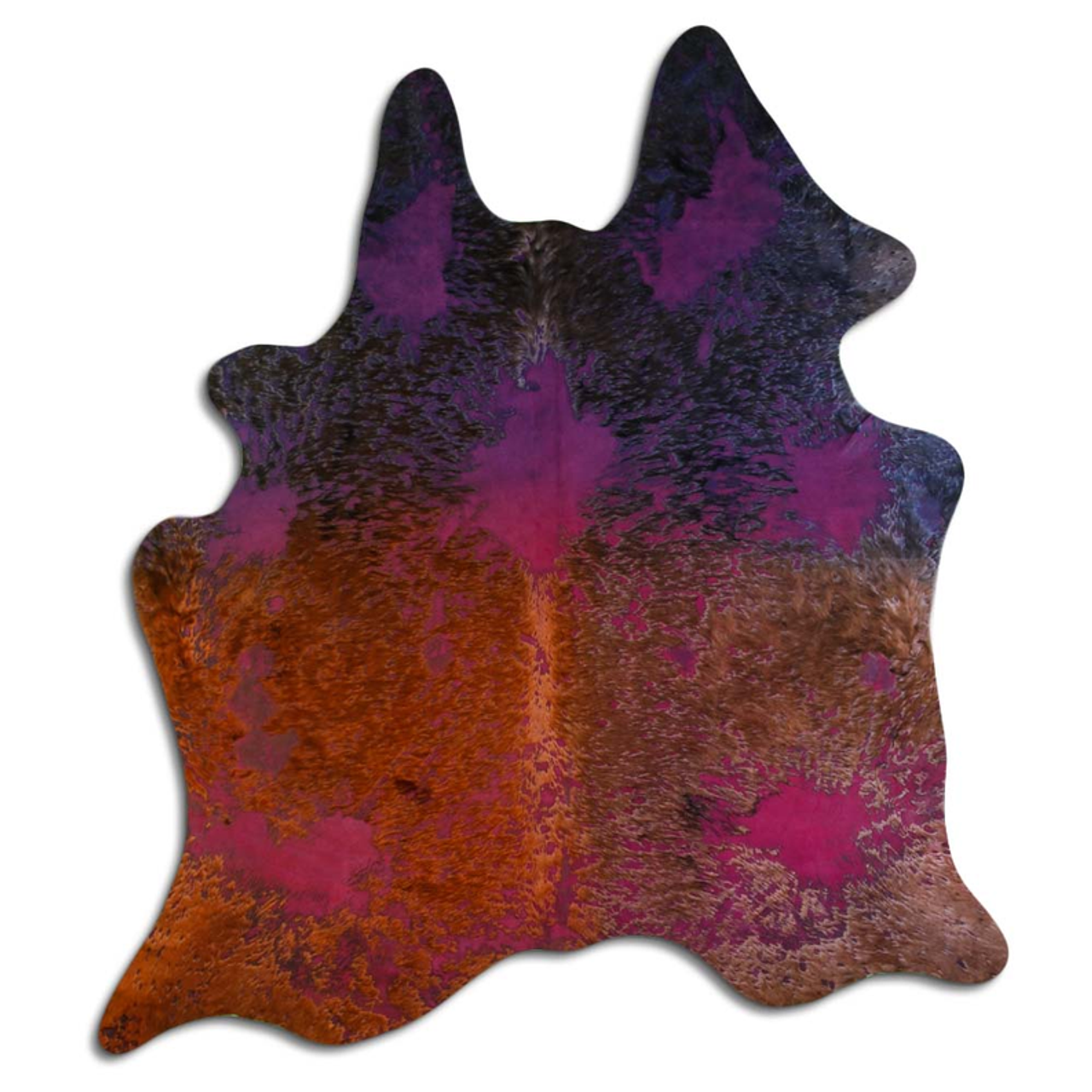ACID WASHED HAIR ON COWHIDE DISTRESSED COLORFUL - CPDDICOL3A-00130423