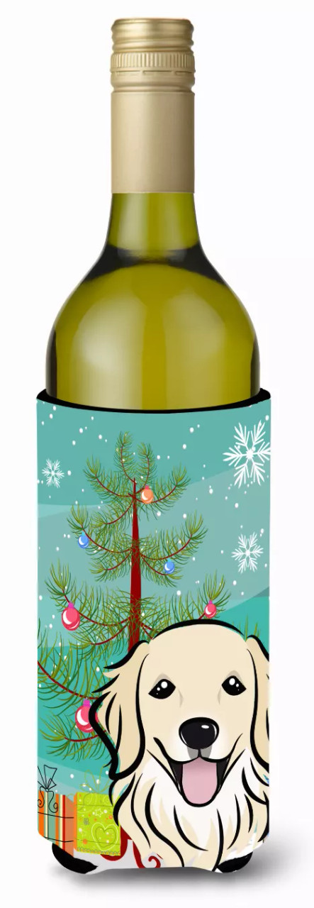 Christmas Tree and Dog Wine Bottle Hugger - S000213B001695P056181V000