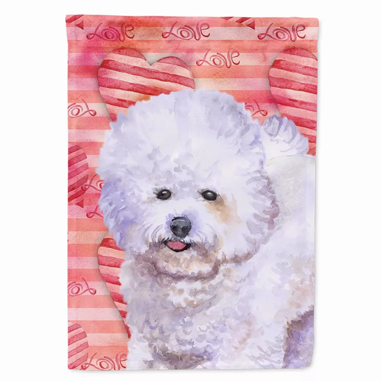 Love/Dog Breed Themed Flag Canvas - BB9735CHF
