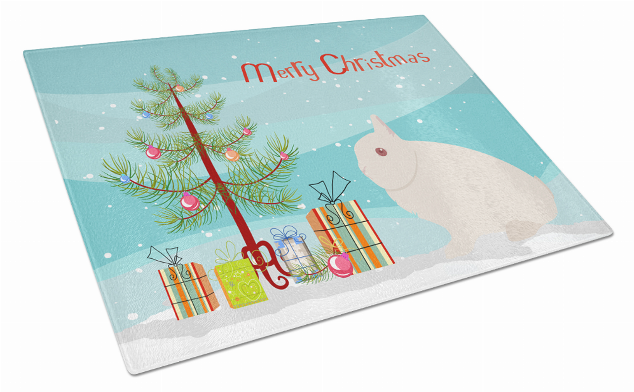 Christmas Animals Glass Cutting Board Large - BB9331LCB