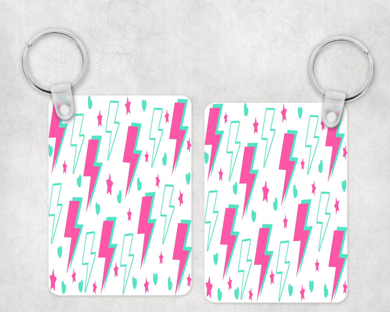 Lightning Bolts Keychain