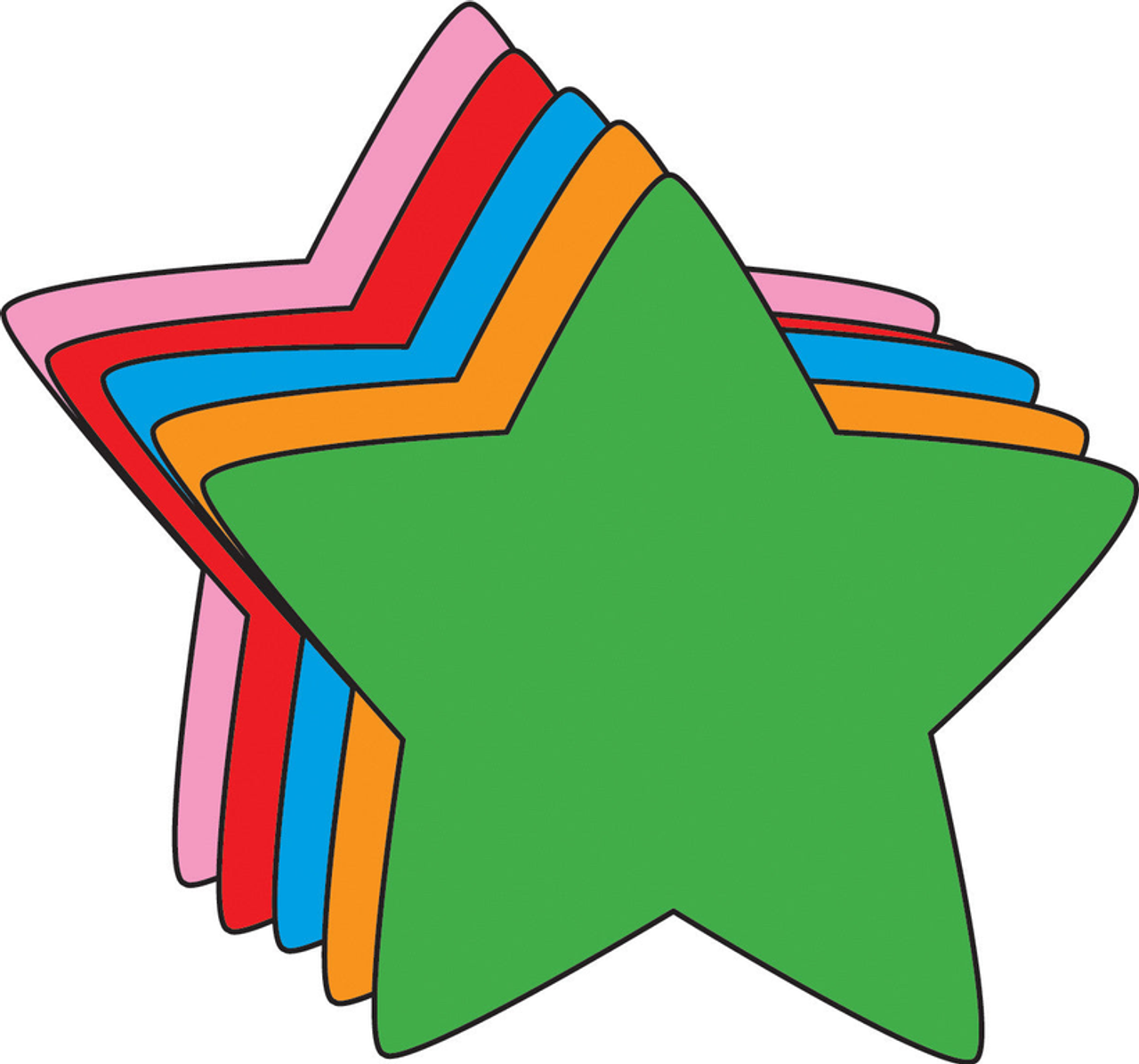 Small Assorted Color Creative Foam Cut-Outs - CSE-7372