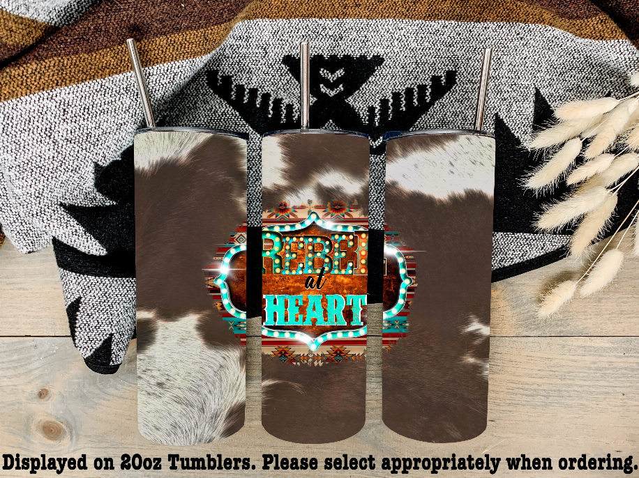 Rebel Heart Steel Tumbler