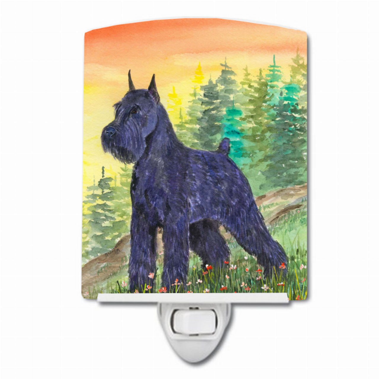 Dog Art Ceramic Night Light - SS1051CNL