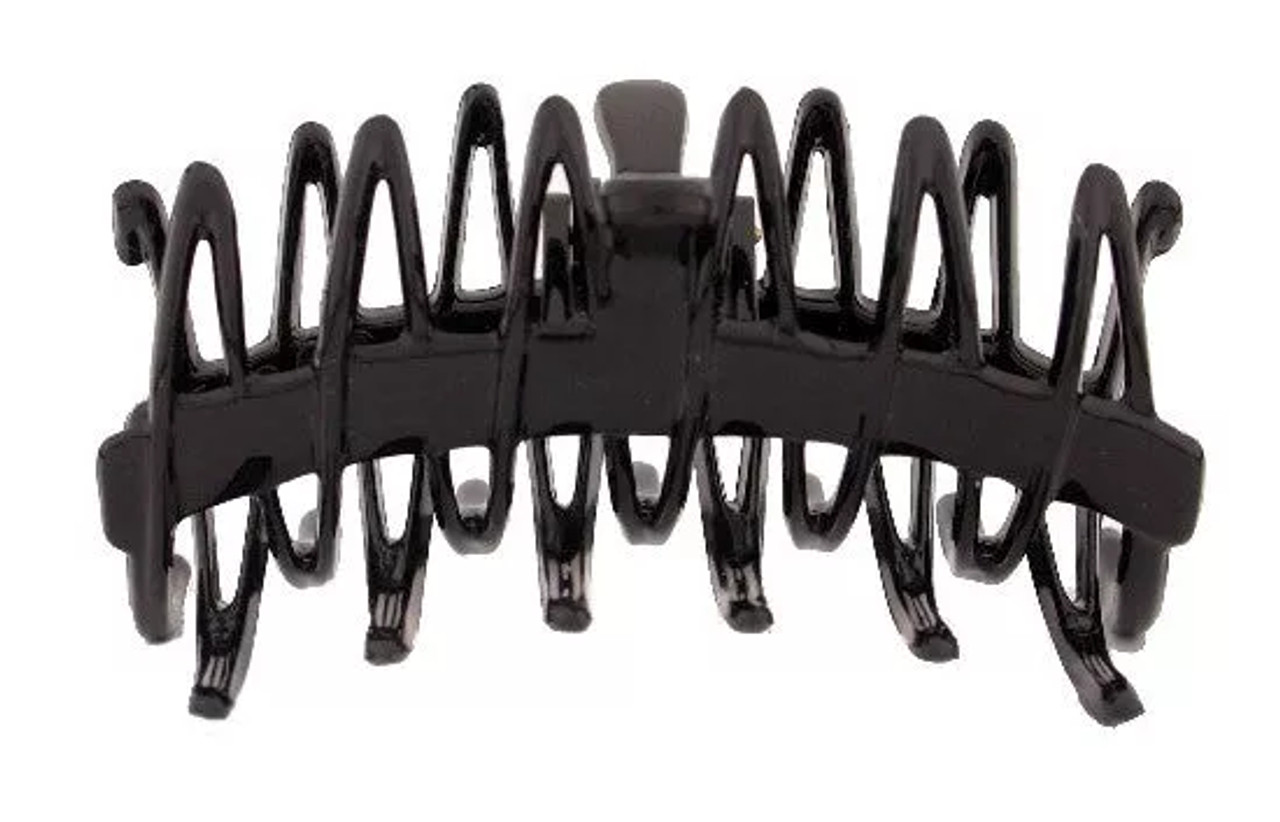 Med Fence Hair Claw Black - 9388-08