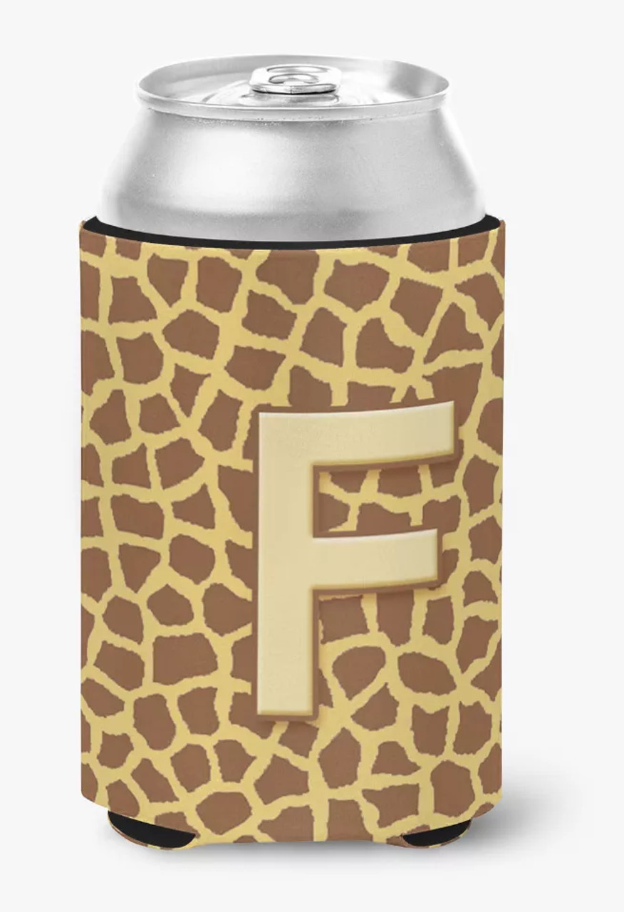 Monogram Letter Can or Bottle Hugger - CJ1025-FCC