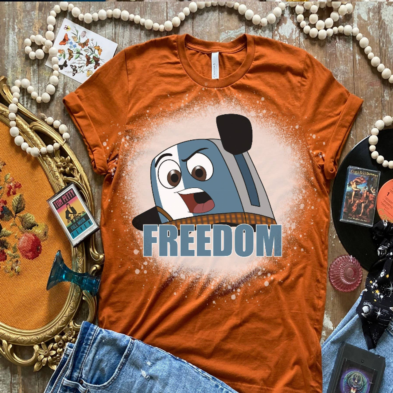 Freedom Toaster Shirt Bleached - S001660B002344P000139V006