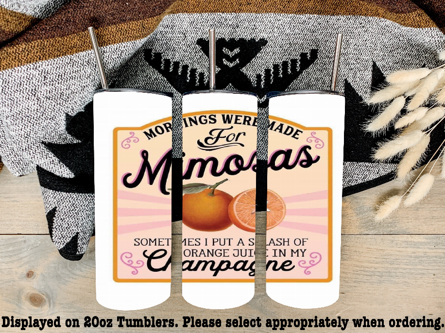 Mimosas Steel Tumbler - Mimo-12