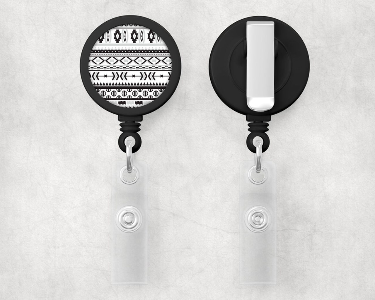 Aztec 1" Retractable Badge Reel
