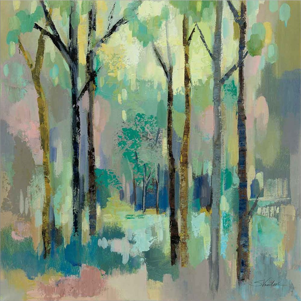 Romantic Forest by Silvia Vassileva, Canvas Art